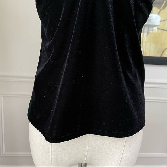Vintage Neiman Marcus Y2K Velvet Satin Cami Top XS - Picture 4 of 7